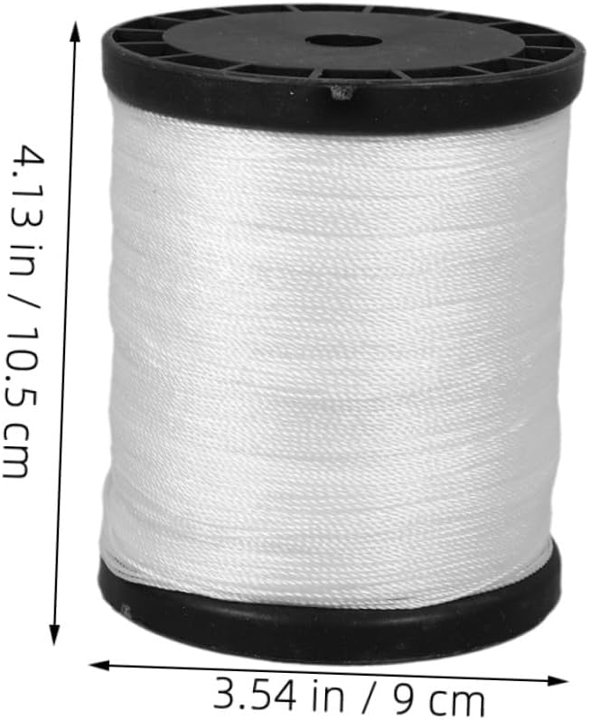 VALICLUD 3 Rolls Nylon String for Construction and Masonry Twine, Twisted Nylon Cord Line for Outdoor Building Projects and Bricklaying, Sturdy Mason String for Construction Sites
