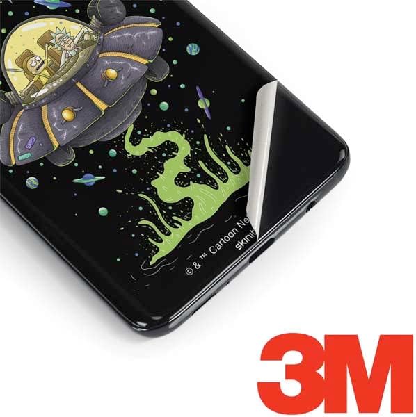 Skinit Decal Phone Skin Compatible with Samsung Galaxy S9 - Officially Licensed Warner Bros Rick and Morty Spaceship Design