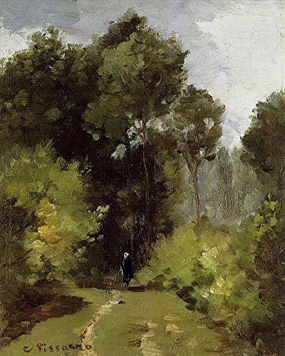 Peinture d'art dans les bois toile vibrante qui capture la lumière de 1864