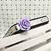 11 Colors Cute Sweet Romantic Sweet Little Rose Flower Anti Dust Plug 3.5mm Smart Phone Dust Stopper Headphone Jack Earphone Cap Dustproof Plug Charm iPhones, samsung, blackberry series (11PCS with 11 Colors)