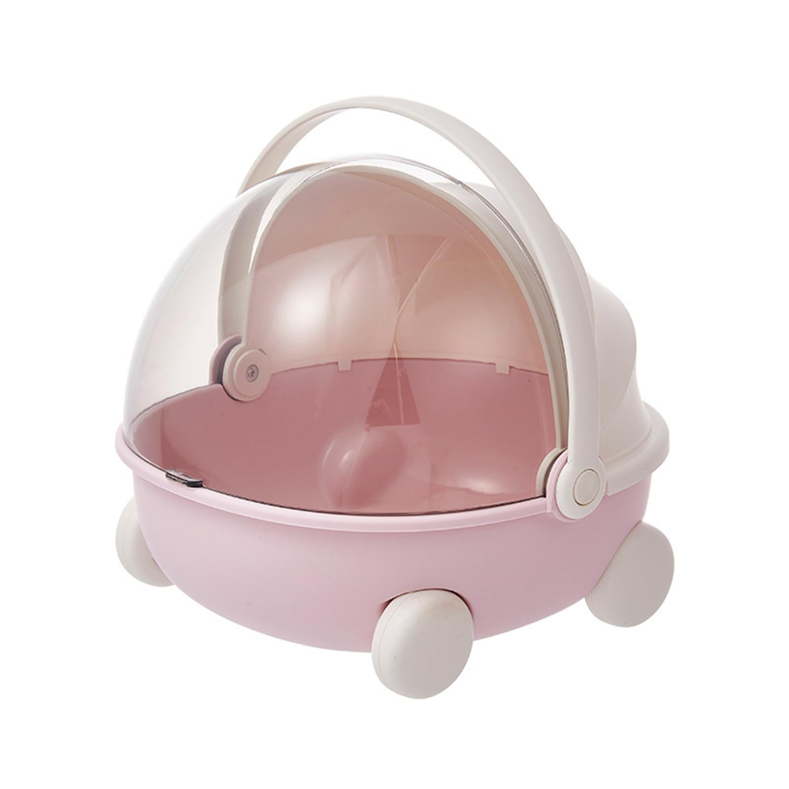 Kangnice Sturdy Cradle Shape Box Featuring Flipping Cover for Organizing Toy Stationery and on Desktop Front School Supplies Box