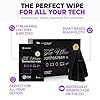 Wipex Car Screen Wipes for Electronics - 24 Individual Car Screen Cleaner Wipes - Plant-Based Touchscreen Cleaner Cloth for Dashboard Panels, Mobile Phone, Interior Car Cleaning Supplies (5.9"x4.92") #3