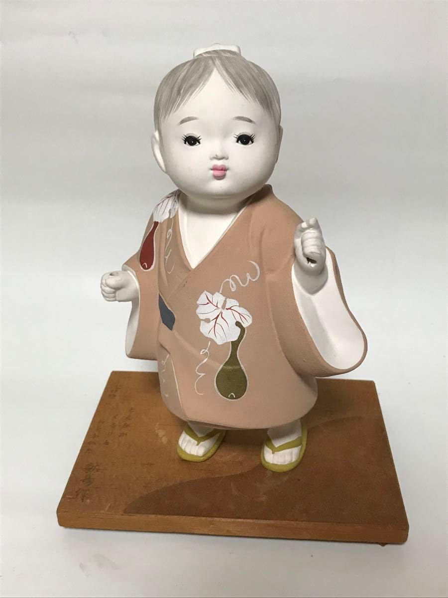 中国焼物　人形 中国 陶製 人形置物
