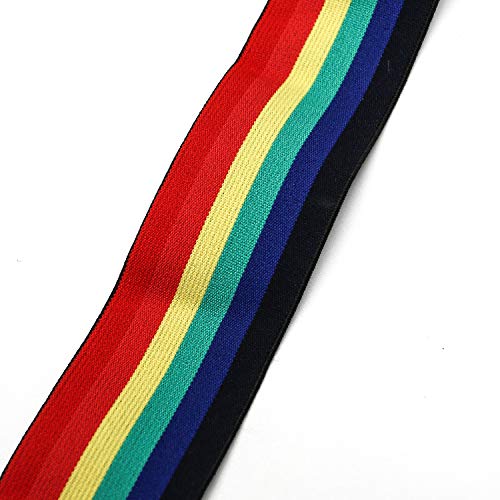 Melotough Belt Clip Suspenders|Perry Suspenders Rainbow Suspenders With Rainbow Strip,Non-Metal Suspenders For Casual Dress,Work Place #TOP7