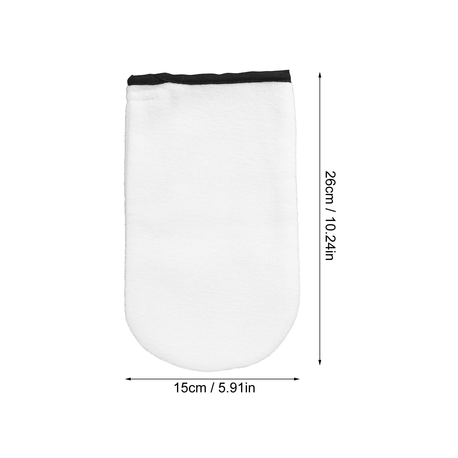 Guanti Per Terapia di Paraffina, Guanti di Cera di Paraffina 2 Pezzi in Puro Cotone Che Promuovono L'assorbimento Guanti Spa Per Terapia Manuale con Cera Calda Bianchi