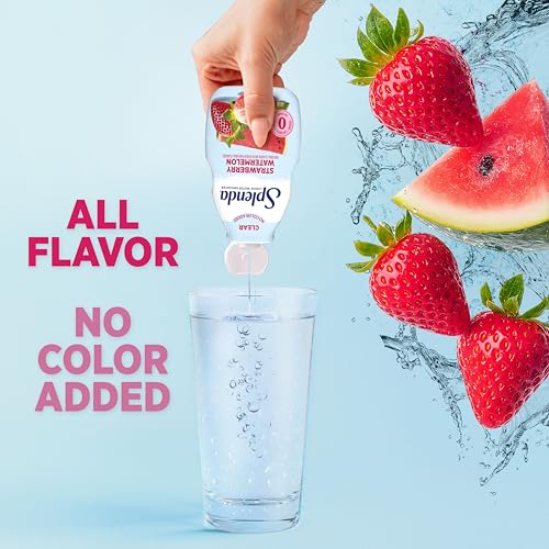 Image of SPLENDA Liquid Water Enhancer, Strawberry Watermelon Clear, 3.11 Fl Oz