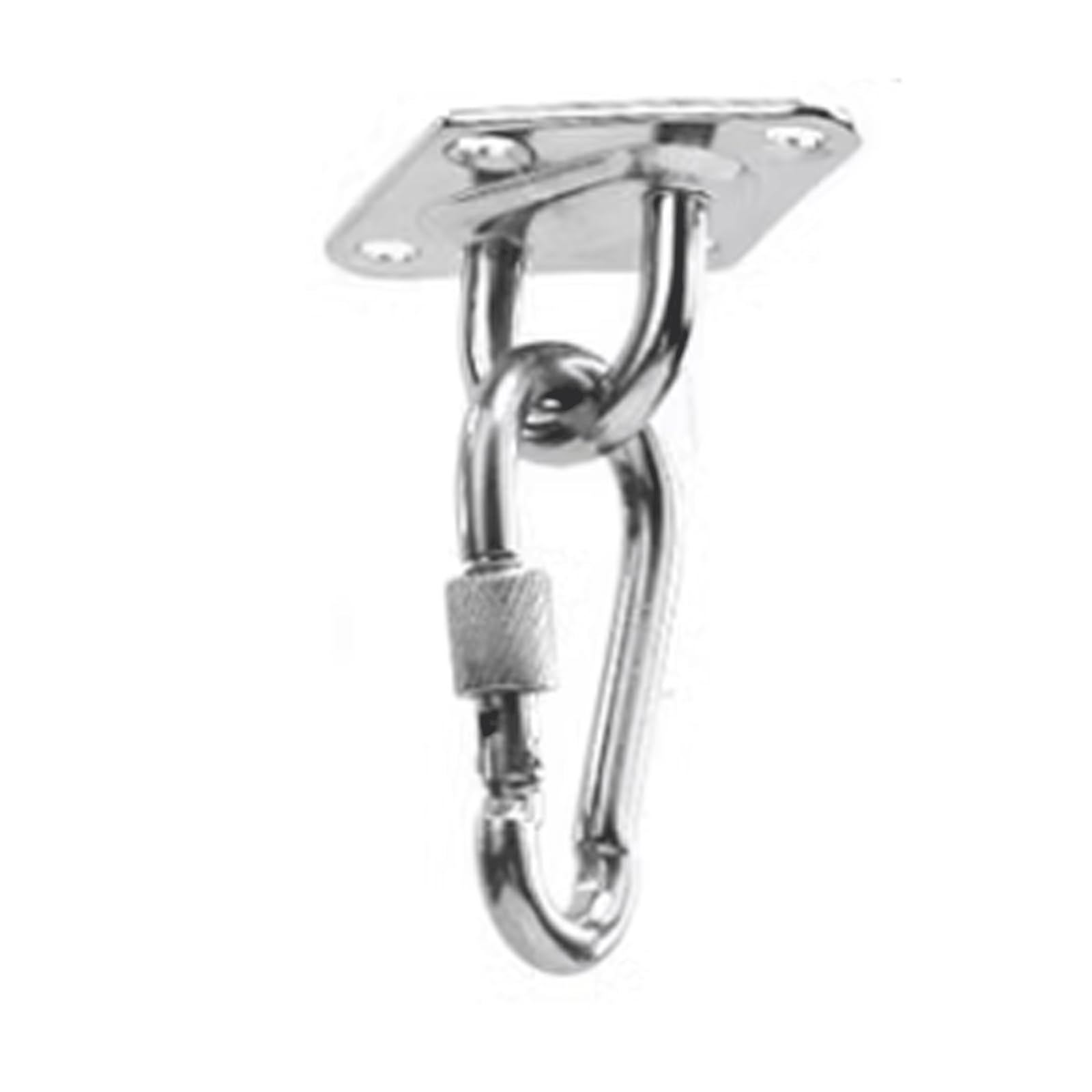 MYXJX Ceiling Hooks, Hook 1 Set for Hanging Chair Sandbag Yoga Aerial Hammock Load-Bearing(D,M8)
