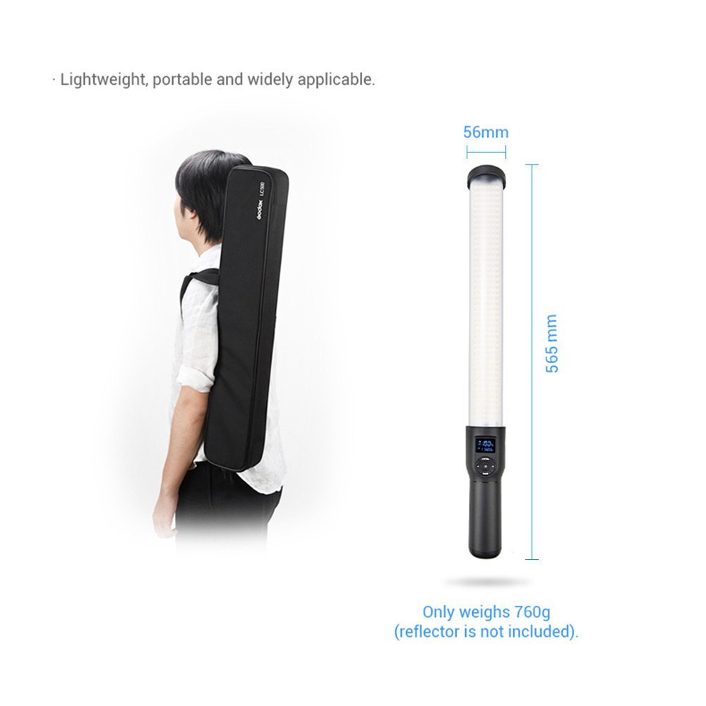 Amazon | Godox LC500 ハンドヘルド LEDビデオライト LEDアイスライト
