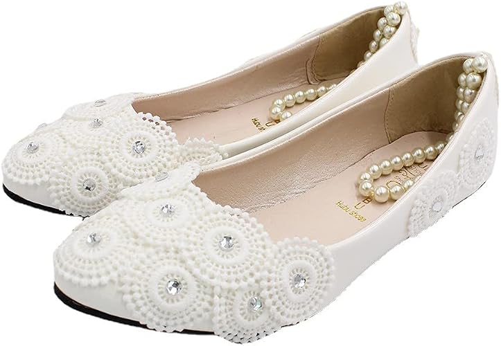 Bigfanshu Sandalias de tacón para mujer, zapatos grandes, zapatos planos  blancos, zapatos de boda, zapatos nupciales, zapatos de novia, zapatos de  fiesta, zapatos de boda : Amazon.com.mx: Ropa, Zapatos y Accesorios