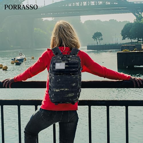 Mochila táctica outdoor impermeable 45L para senderismo miniatura 2