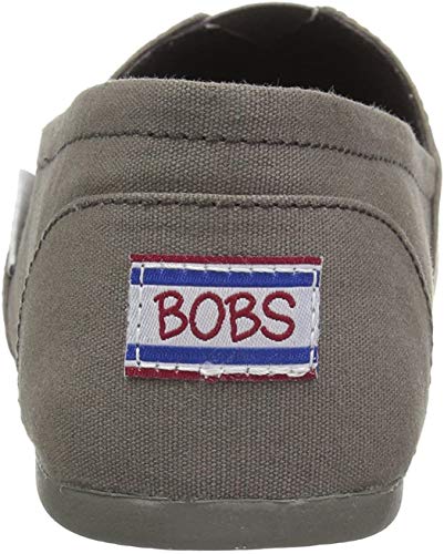 Image of BOBS from Skechers Women's Bobs Plush-Peace and Love Flat, Charcoal, 7 W US