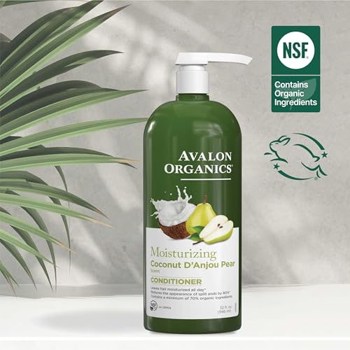 Image of Avalon Organics All Natural Coconut Pear Conditioner, 32 Fl Oz