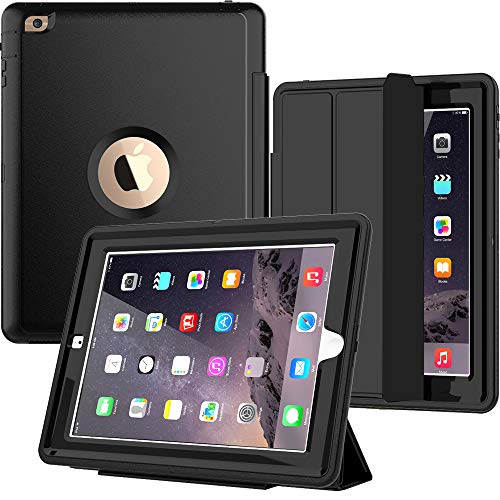 SEYMAC iPad 4th Generation Case, iPad 2 Case Heavy Duty Full Body Rugged