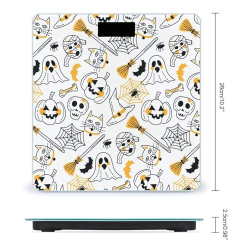 Báscula Digital de Baño con Pantalla LED Clara y Vidrio Templado miniatura 2