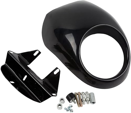 XFMT Motocicleta Cafe Racer Estilo Drag Racing Faro delantero Carenado Carenado Máscara para Harley Sportster Dyna FX/XL 1973 en adelante
