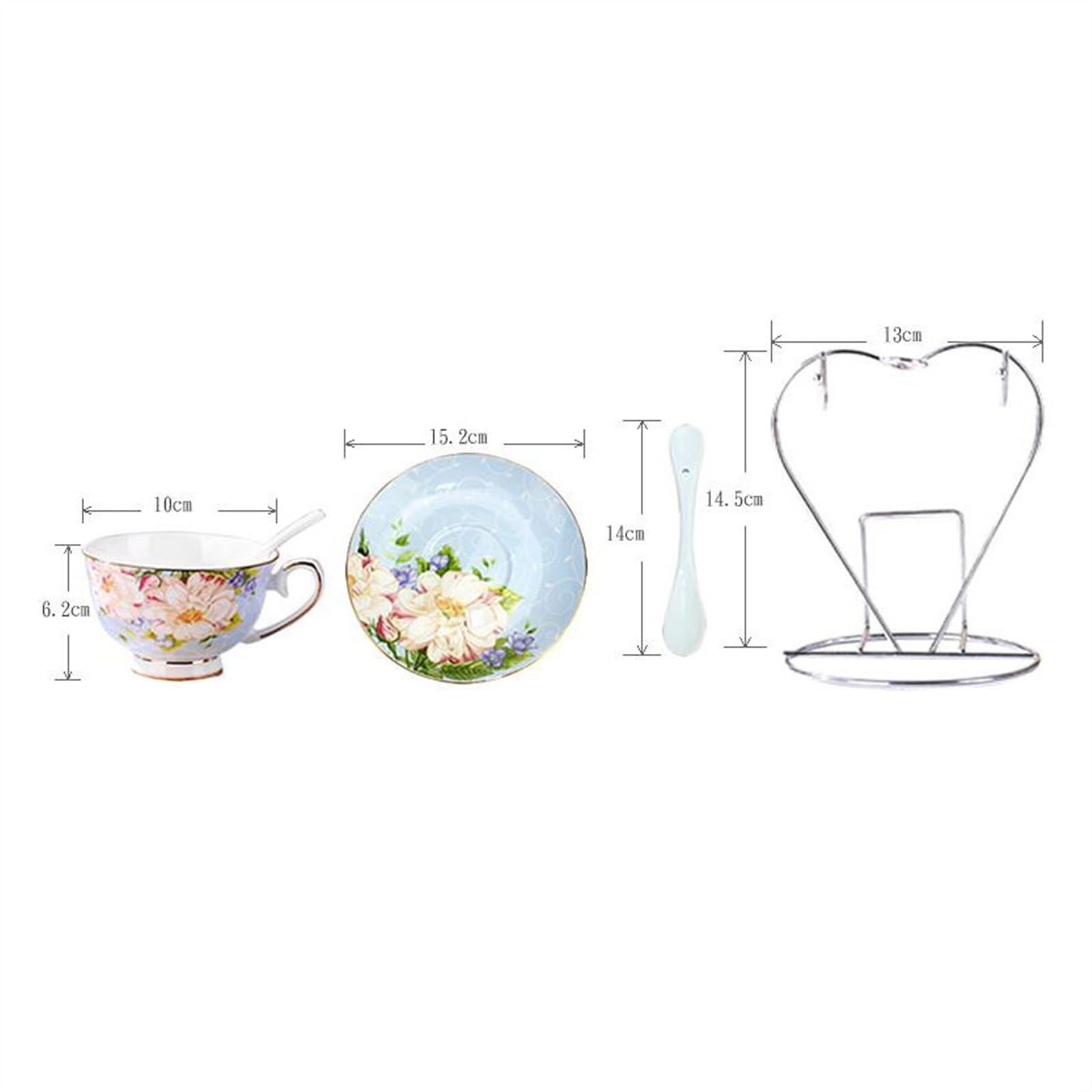 Filiżanki do herbaty angielski porcelanowy zestaw filiżanek do kawy podwieczorek zestaw 2 szt. spodki łyżki darmowy stalowy uchwyt na latte