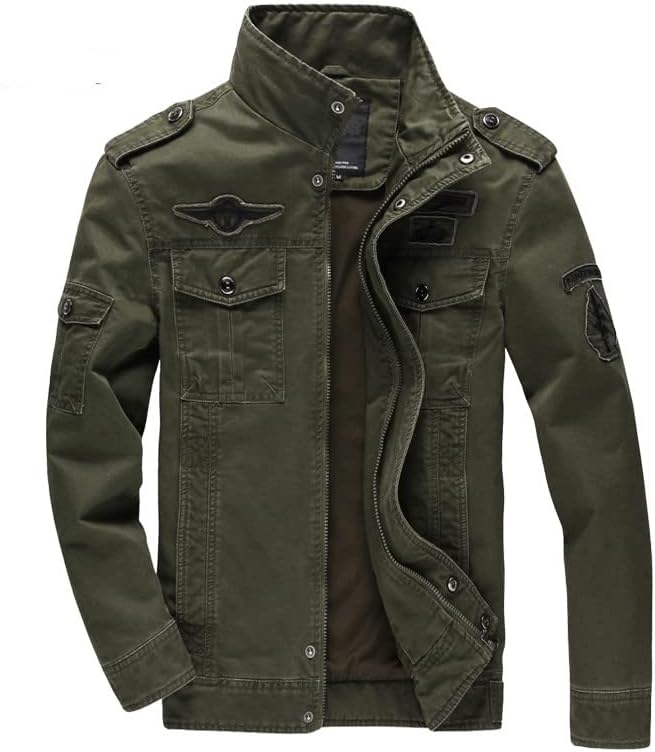Casual Army Military Jacket Men Air Force One Spring & Autumn Cargo Mens Jackets Coat