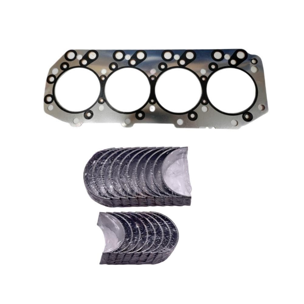 kit cuscinetti motore Per Isuzu 4JB1 Cuscinetto principale 'albero motore e kit di ricostruzione della guarnizione della testata(0.25MM)