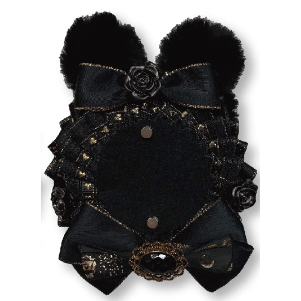 Amazon | ジートリガー(G triger) うさ耳付きロゼット BK 黒 缶