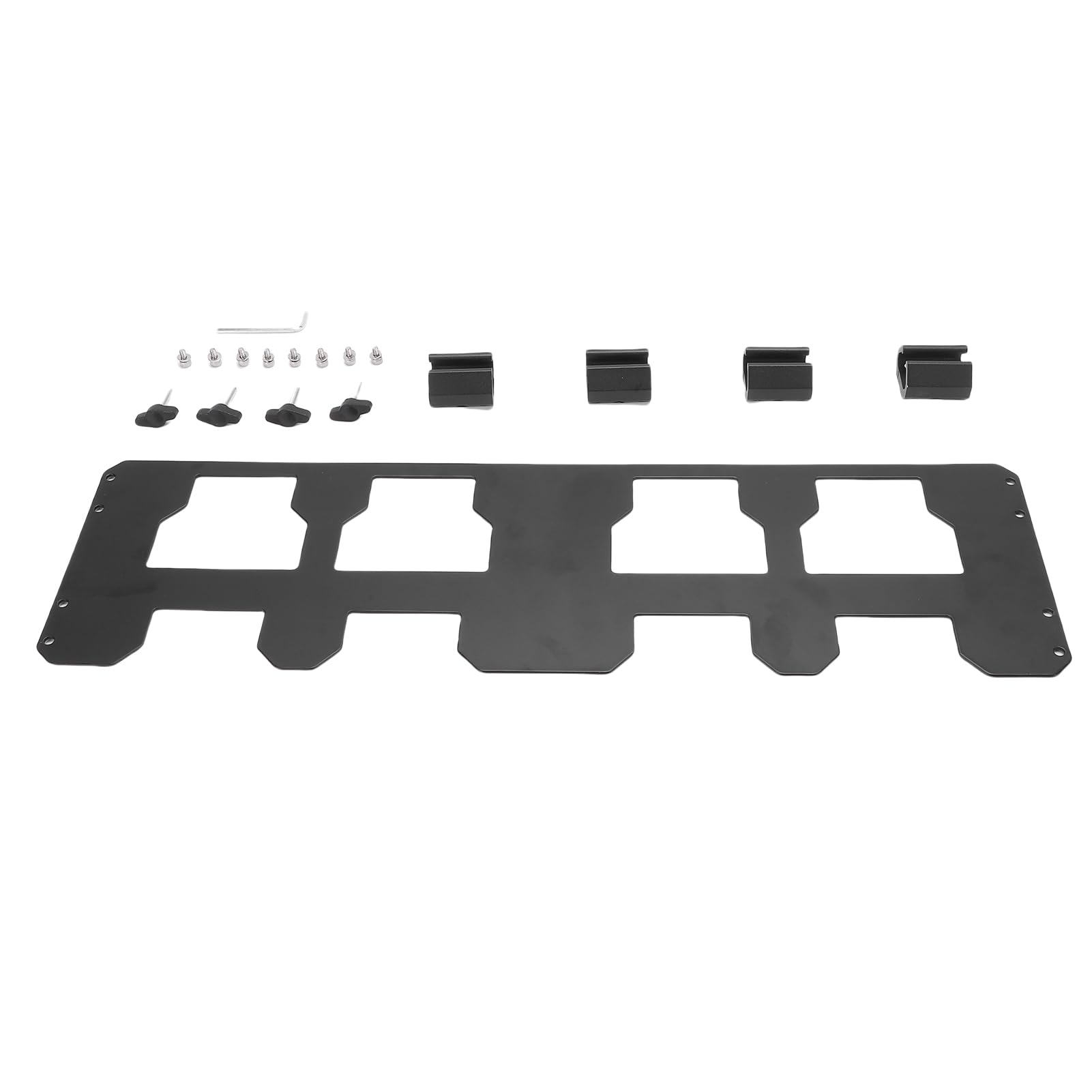 Pasuje do Płyty Montażowej Toolbox Metalowy Wspornik Organizera do Walizki do Przechowywania Narzędzi Szybki Dostęp Iron Black 1 Szt