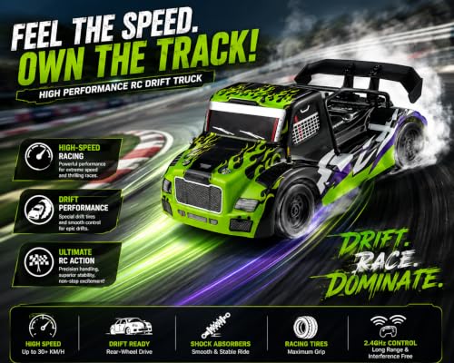 Image of 1:18 Scale 4WD RC Monster Truck 40KM /H Brushless Off Road Car (Multicolor)