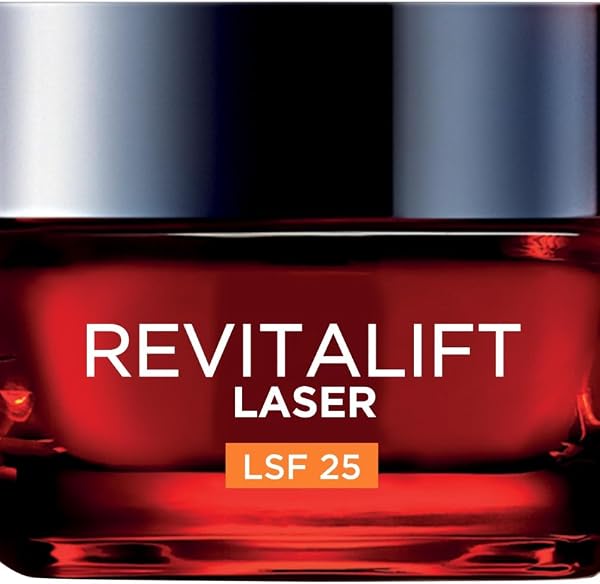 L'Oréal Paris Anti-Aging-Tagescreme LSF 25 mit Dreifachpower für Frauen: mildert Falten & strafft die Haut, mit Pro-Retinol, Hyaluronsäure und Vitamin C, RevitaLift Laser, 1x 50ml - 2