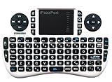 iPazzPort Wireless Mini Keyboard with Touchpad Combo for Raspberry Pi 3 / XBMC / Android and Google Smart TV Box KP-810-21S (White)