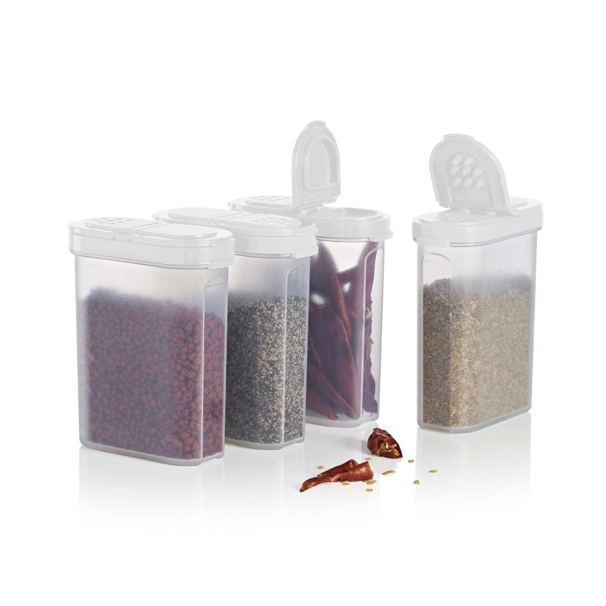 Amazon.com: Tupperware Large Spice Shaker 1-cup/250 mL Set of 4
