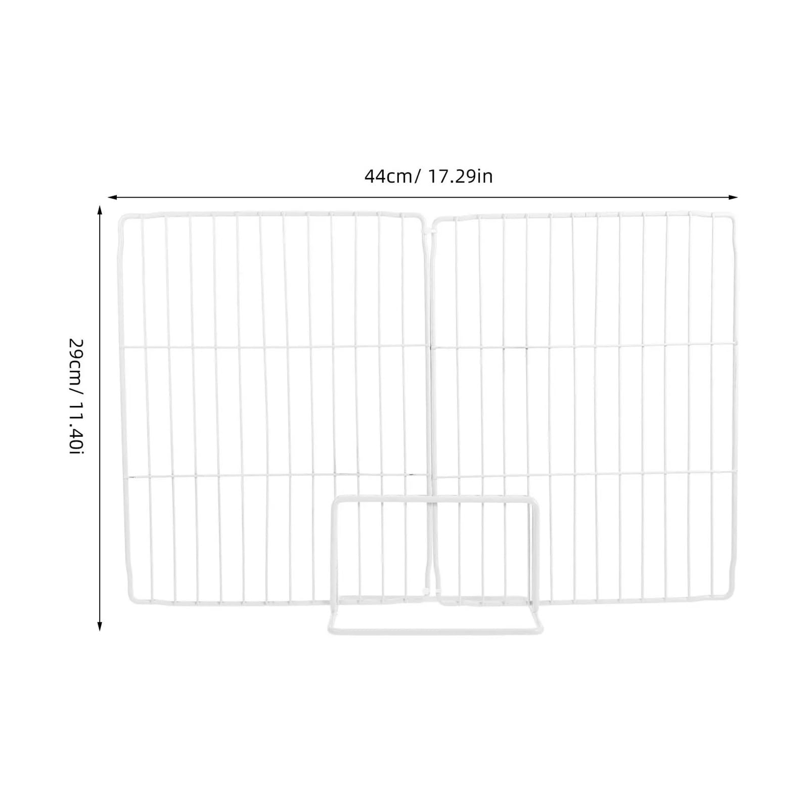 Separador para cajones del congelador Tablero de división hierro ajustable con divisor estante alambre for congelador for una fácil organización en refrigeradores