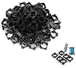 YongXiangPeng Li-ion Battery Holder for 18650 Li-ion Battery Stand Cylindrical Battery Safety Plastic Mini Cylindrical Battery Pack Bracket Lithium Cell Battery Holder (100 Pcs)