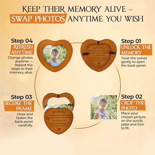 Image of 32 Inch Memorial Wind Chimes Outdoor, Wind Chimes for Loss of Loved One, Memorial Gifts for Loss of Mom, Sympathy Gifts for Mother, Father, Brother, Sister