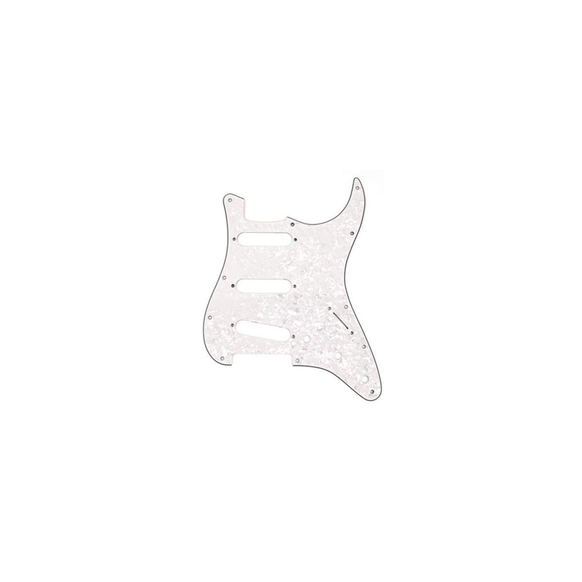 Fender Stratocaster Pickguard White Moto Pearloid 11 Hole
