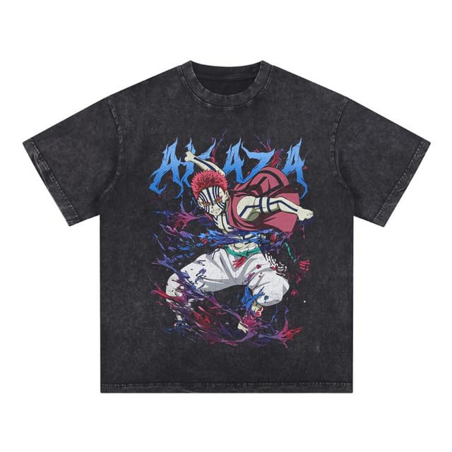 Vintage Inouke Anime Characters T-Shirt Japanese Anime Fan Shirt Black3 Large