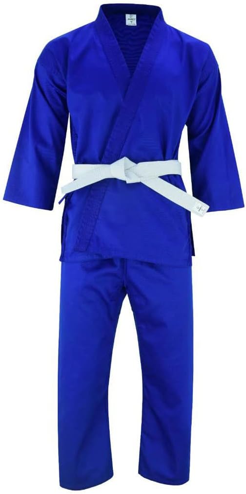 Regular Lightweight Karate Gi Uniforms With Belt Kids Adults Unisex - Belt Incdlued