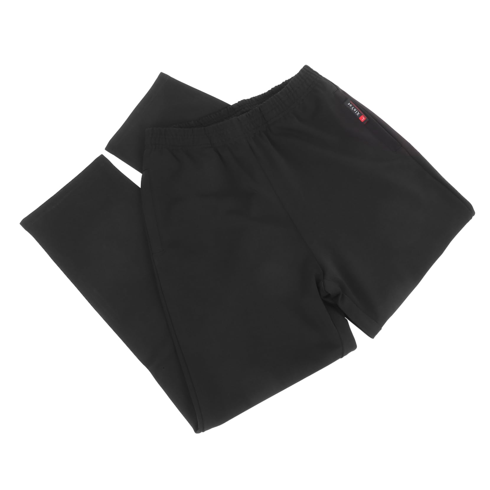 ULTECHNOVO atmungsaktive Kochhose Jogger-Kochhose Schwarze durchsichtige Hose für Männer Kochhose-Jogginghose Schwarze Cargohose für Herren Junge Jogginghose Baggy-Kochhose Vlies Baumwolle