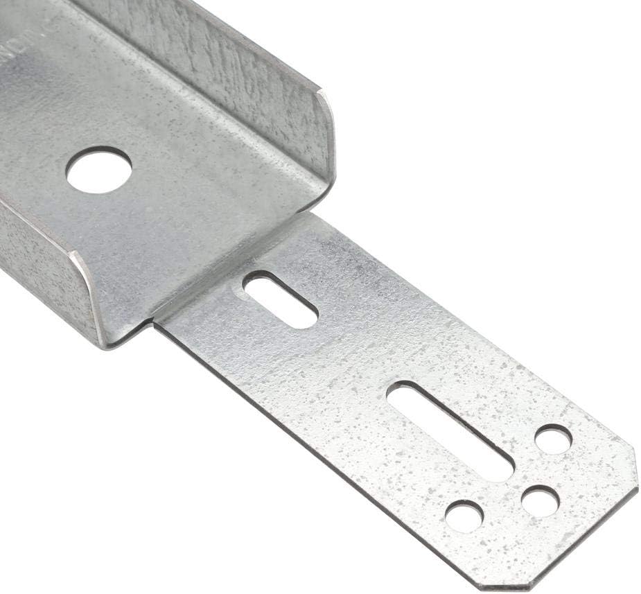 Spód view of DURA-LIFT bracket showing mounting tabs