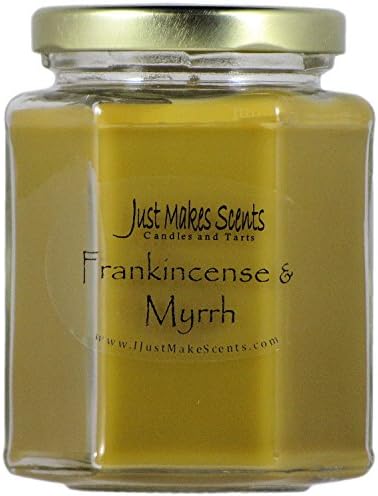Frankincense & Myrrh Scented Blended Soy Candle (8 oz)