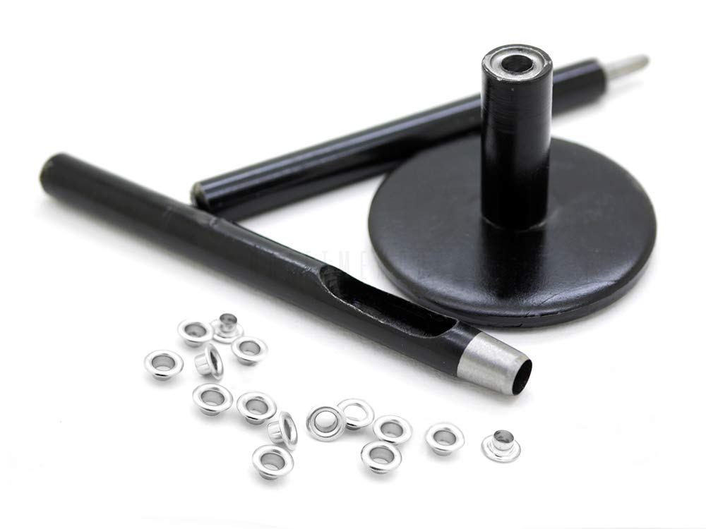 Buy CRAFTMEMORE 3mm 1/8" Grommet Tool Kit Eyelet Setting Tool Grommet