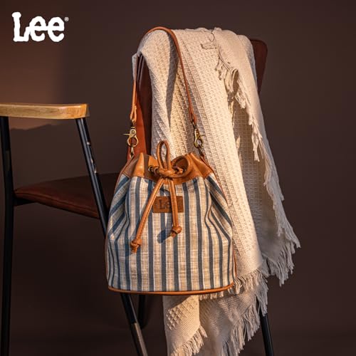 Image of Montana West X Lee Bucket Bag for Women Drawstring Hobo Crossbody Bag with Detachable Straps