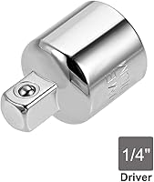 Vista 5 de uxcell 3 unidades de 3/8 pulgadas (F) x 1/4 pulgadas (M) reductor de enchufe para llaves de trinquete, hembra a macho, Cr-V