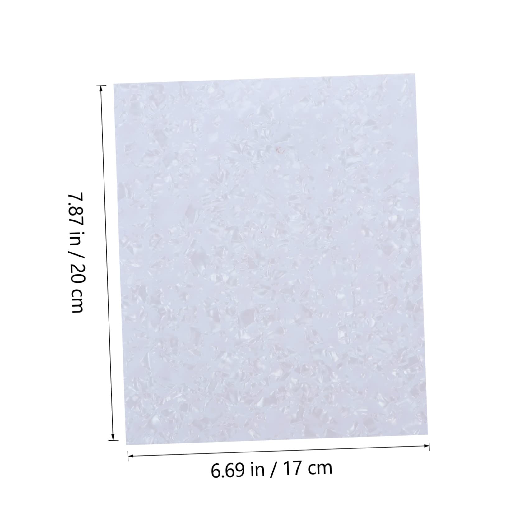 BESPORTBLE Portable Acoustic Guitar Pickguard Protector Stickers Scratch Board Protection Stickers for DIY Design Durable