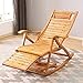 URBANCART Durable Heavy-Duty ® Relax Bamboo Wooden Rocking Chair for Home Living Room and Outdoor Lounge