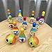 YUANKEECE for Kids Bowling Set, Indoor Outdoor Game for Boys and Girls Ages 3+, Includes 6 Pins and 2 Balls, Safe Foam Material, Developmental Toy for Motor Skills and Family Fun
