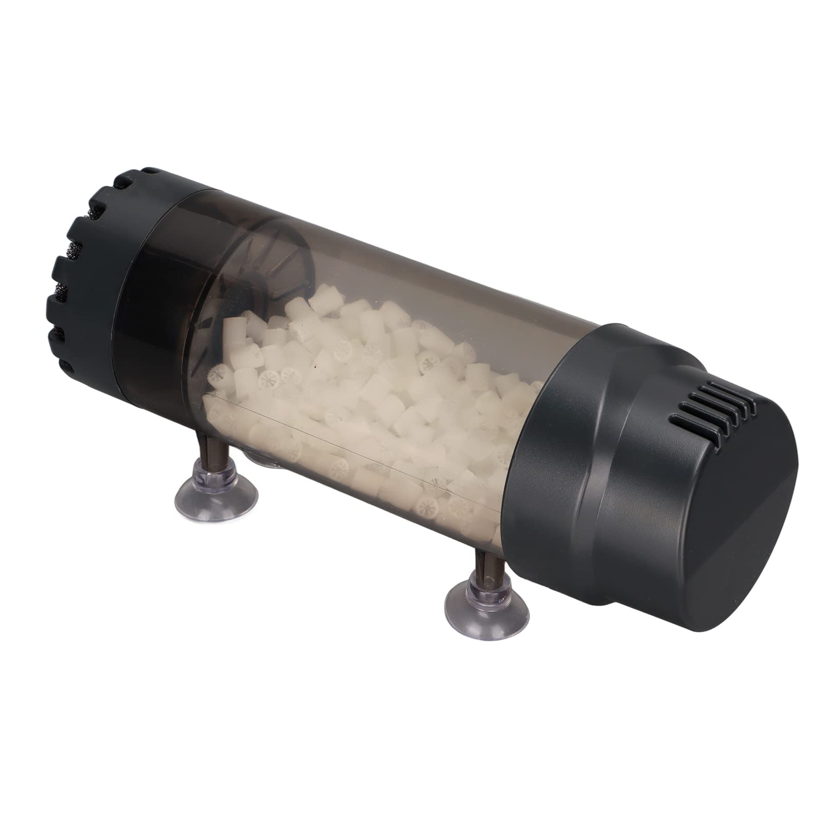 Aquarium Fluidized Bed Filter, Mini Water Purification Prevent Clogging Plastic Submersible Sponge Filter Large Box for Fish Tank