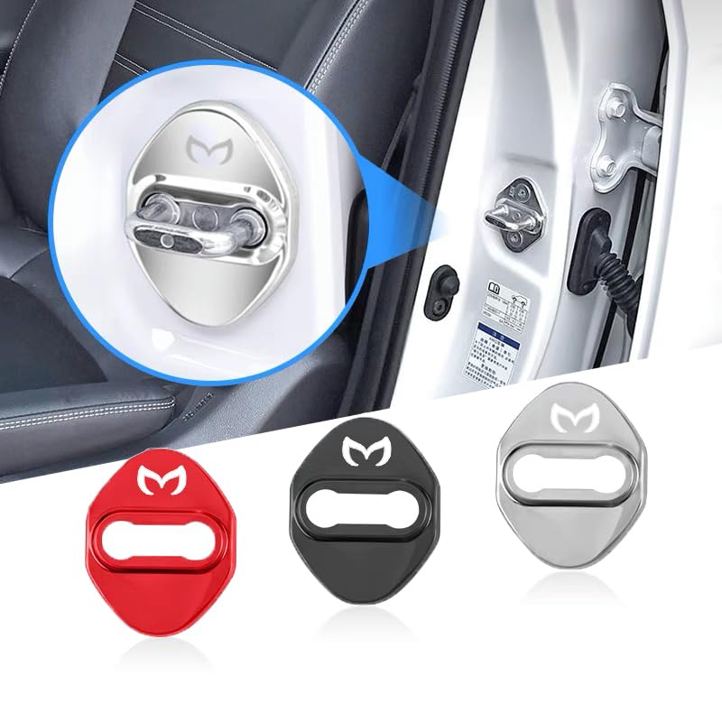 Amazon.com: MAXDOOL Stainless Steel Car Door Lock Latches Cover