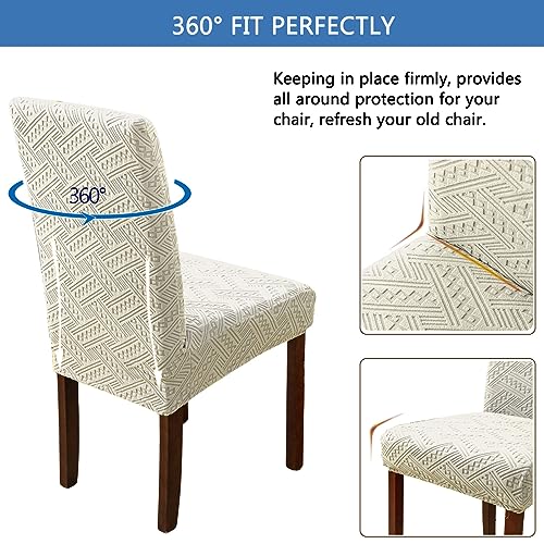 Housse de chaise extensible Parsons lot de 4 salle à manger