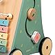 MERKAN Kinderläufer, Holzläufer für Kinder, 3 in 1, Werkstatt Kinderpöcher mit Accessoires, Reiter, Sortierer, Walking Lernwagen, Pastell Farben