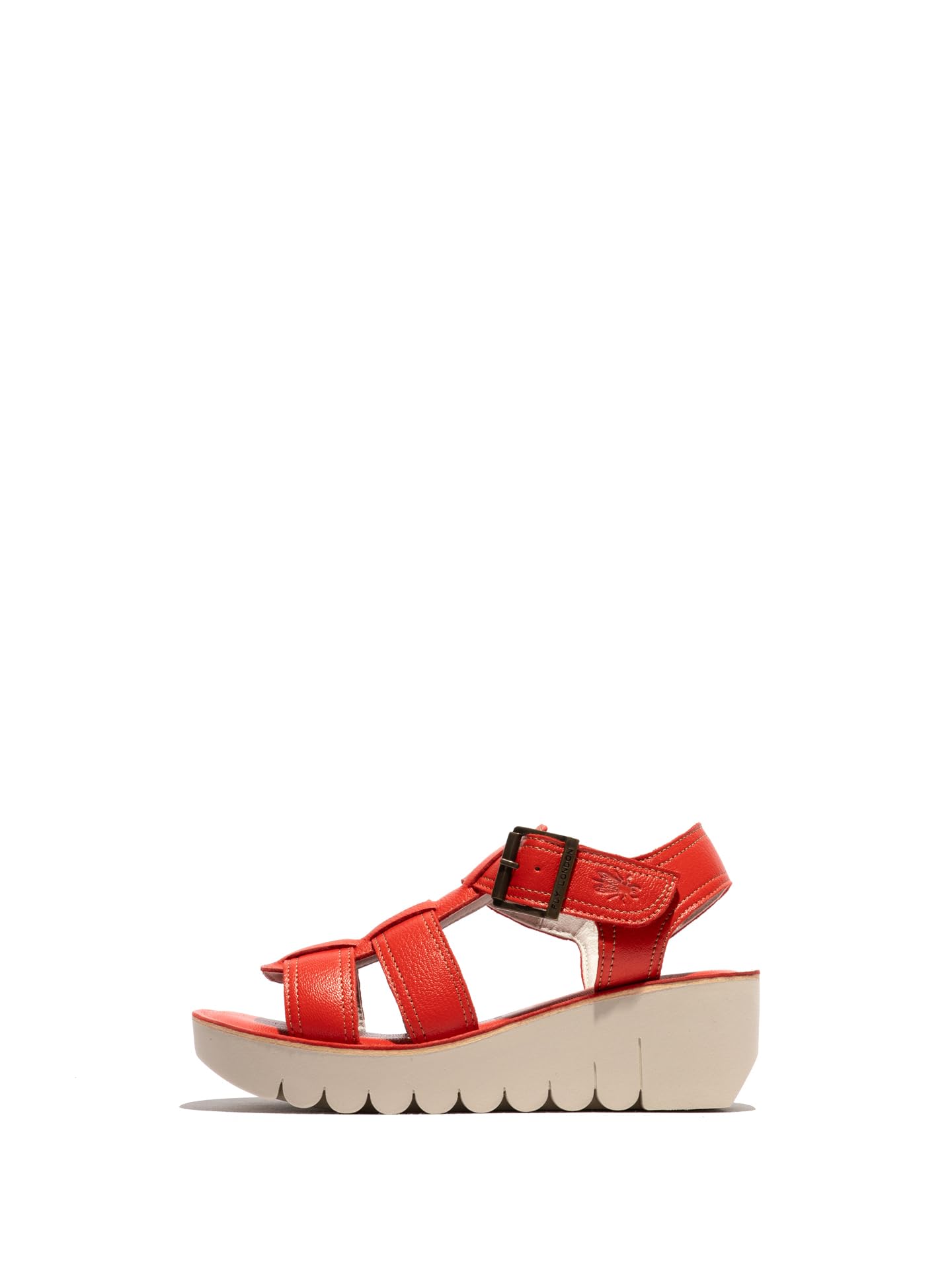 Fly London YUDD236FLY, Sandal Women's Fashion Shoes, DEVIL RED, 7