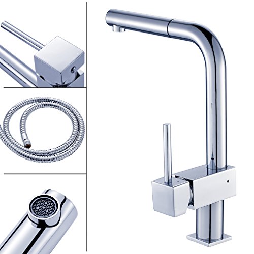 Auralum® Miscelatore con Doccetta estraibile