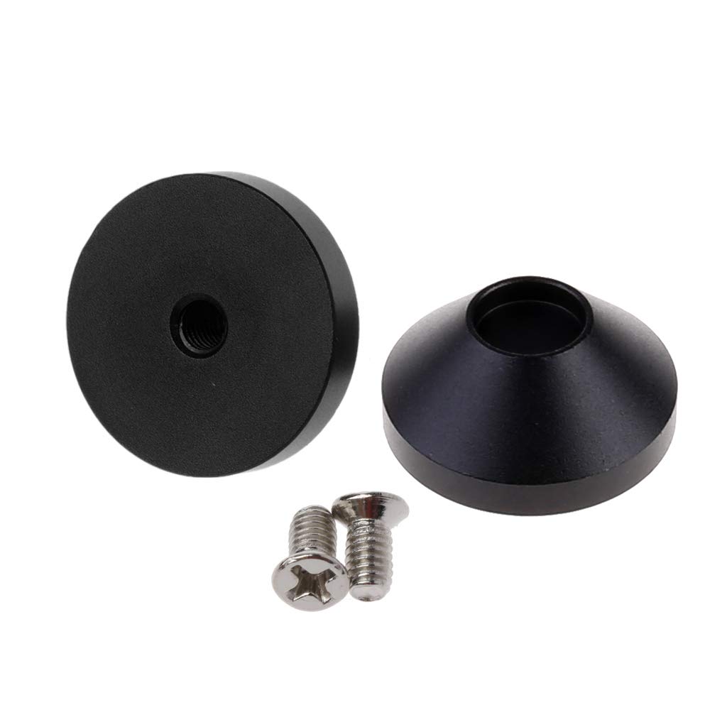 2Pcs Anodized Aluminum Foot Cone Feet Alu Giving Screws for Mechanical Keyboard for Case 6Colors Optional